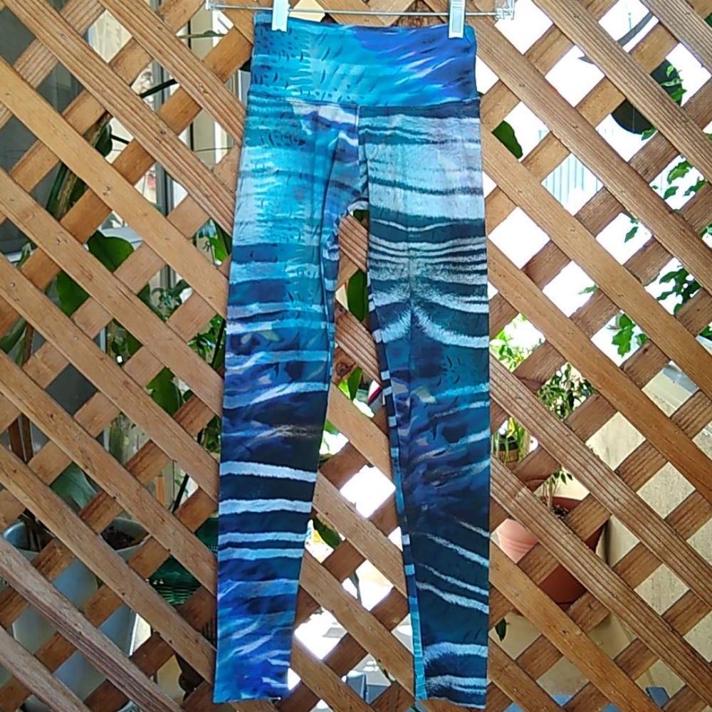 Brazil Wear Stretch Yoga Pant, Painterly Stripe XS